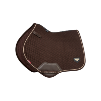LeMieux Suede Power Close Contact Vierkant Zadeldek Bruin