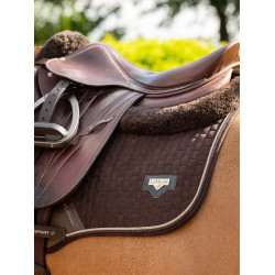 Tapis LeMieux Puissance Suede Close Contact Square Marron Tapis LeMieux Puissance Suede Close Contact Square Marron