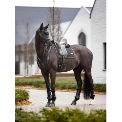 Tapis LeMieux Puissance Suede Dressage Square Noir Tapis LeMieux Puissance Suede Dressage Square Noir