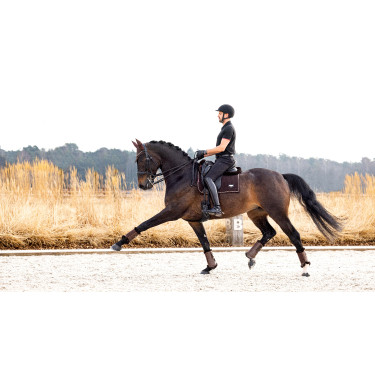 LeMieux Suede Power Dressuur Vierkant Bruin