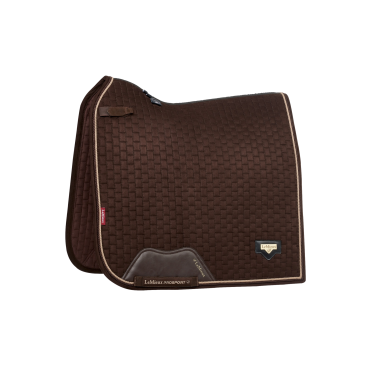 LeMieux Suede Power Dressuur Vierkant Bruin