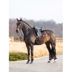 Tapis LeMieux Puissance Suede Dressage Square Marron Tapis LeMieux Puissance Suede Dressage Square Marron
