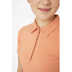 Polo extensible Zola Horze femme Rose inclusif Polo extensible Zola Horze femme Rose inclusif