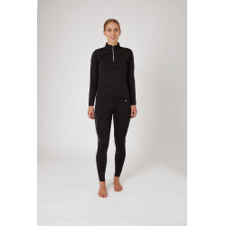 Top fonctionnel à manches longues Luminox Horze femme Noir