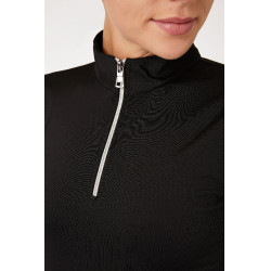 Top fonctionnel à manches longues Luminox Horze femme Noir