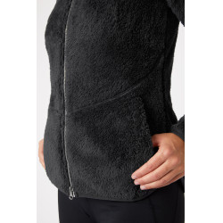 Veste polaire nounours Merida Horze femme Noir
