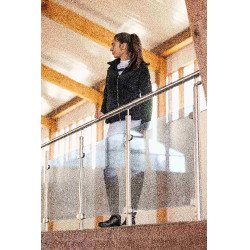 Veste polaire nounours Merida Horze femme Noir