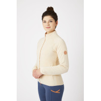 Veste polaire Zelda Horze femme Beige tapioca Veste polaire Zelda Horze femme Beige tapioca