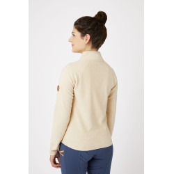 Veste polaire Zelda Horze femme Beige tapioca Veste polaire Zelda Horze femme Beige tapioca