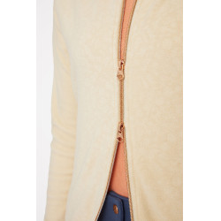 Veste polaire Zelda Horze femme Beige tapioca Veste polaire Zelda Horze femme Beige tapioca