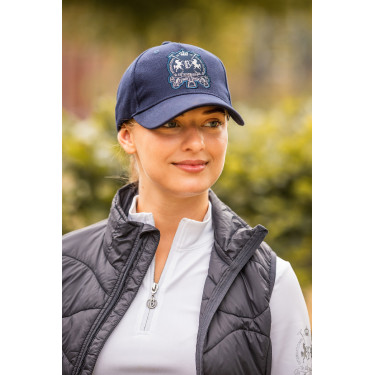 Casquette Logo B Vertigo Bleu marine foncé