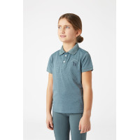 Polo fonctionnel Rae Horze enfant Bleu gobelin Polo fonctionnel Rae Horze enfant Bleu gobelin