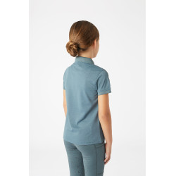Polo fonctionnel Rae Horze enfant Bleu gobelin Polo fonctionnel Rae Horze enfant Bleu gobelin