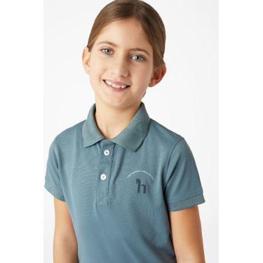 Functionele polo Rae Horze kind Gobelinblauw
