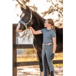 Polo fonctionnel Rae Horze enfant Bleu gobelin Polo fonctionnel Rae Horze enfant Bleu gobelin