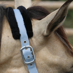 Licol mouton T de T synthétique Gris / noir