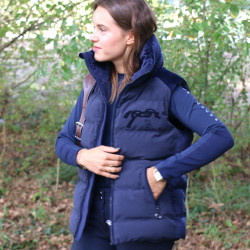 Mouwloze bodywarmer Pénélope Sonia Marineblauw Mouwloze bodywarmer Pénélope Sonia Marineblauw