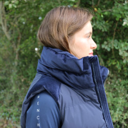 Mouwloze bodywarmer Pénélope Sonia Marineblauw Mouwloze bodywarmer Pénélope Sonia Marineblauw