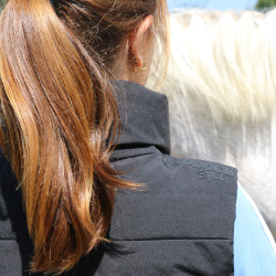 Mouwloze bodywarmer Longueil Paddock Sports Zwart