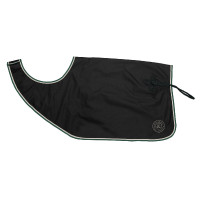 Regendecke/Fleecedecke Kimito Flags & Cup Zwart / Donkergroen