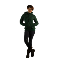 Kindercomfortsweater Lavia Flags & Cup Donkergroen