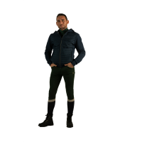 Kinder sweatvest met rits in twee materialen Sauvo Flags & Cup Marineblauw Kinder sweatvest met rits in twee materialen Sauvo Flags & Cup Marineblauw