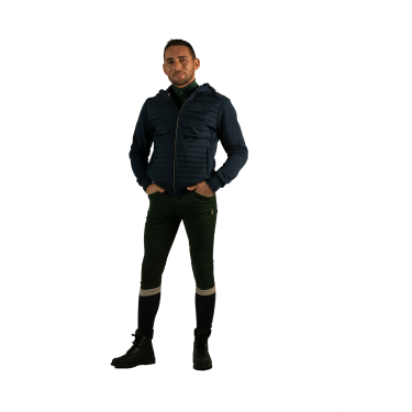 Kinder sweatvest met rits in twee materialen Sauvo Flags & Cup Kinder sweatvest met rits in twee materialen Sauvo Flags & Cup