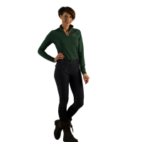 Polo technique respirant femme Kirma Flags & Cup Vert foncé