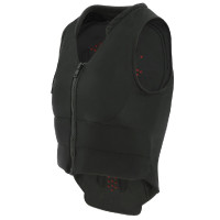 Ruggengraat Equithème Cox Zwart / rood