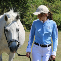 Wedstrijdshirt Pénélope Showshirt Arctisch blauw Wedstrijdshirt Pénélope Showshirt Arctisch blauw