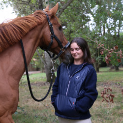 Anorak Equithème Celia Marineblauw