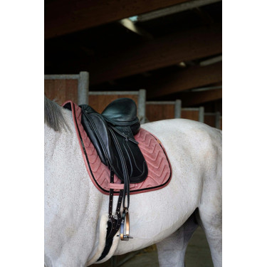 Tapis de selle Equithème Glossy Vieux rose Tapis de selle Equithème Glossy Vieux rose