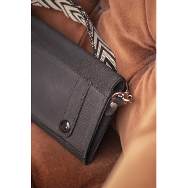 Phone Pocket Pénélope perforatieleer zwart Phone Pocket Pénélope perforatieleer zwart