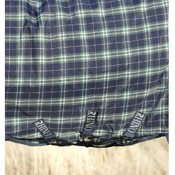 Couverture Horseware Rhino Wug Vari-Layer 450g Vert à carreaux / marine