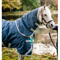 Couverture Horseware Amigo AmEco 12 Plus 100g Sarcelle / gris Bleu Couverture Horseware Amigo AmEco 12 Plus 100g Sarcelle / gris Bleu