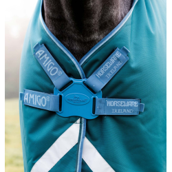 Horseware Amigo Bravo 12 Plus Disc deken met halsstuk 100g Horseware Amigo Bravo 12 Plus Disc deken met halsstuk 100g