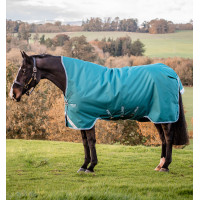 Horseware Amigo Bravo 12 Wug 0g deken Groen onweer / turquoise Horseware Amigo Bravo 12 Wug 0g deken Groen onweer / turquoise