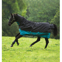 Horseware Mio All-in-One 200g deken Zwart / turquoise