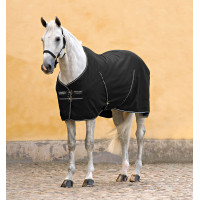Horseware Rambo boxdeken microvezel voering Zwart / zwart / zilver