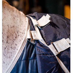 Liner Horseware 400g Eco Sarcelle eco print / grijs Blauw