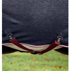 Couverture polaire Horseware en relief Jersey Imprimé HW bleu marine Couverture polaire Horseware en relief Jersey Imprimé HW bleu marine