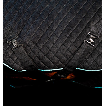 Horseware Autumn Cooler Deken 100g Zwart / aqua