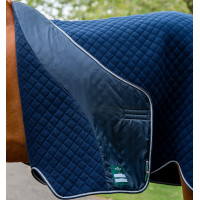 Horseware Autumn Cooler Deken 100g Marine / marine / zilver Marineblauw Horseware Autumn Cooler Deken 100g Marine / marine / zilver Marineblauw