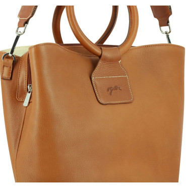Sac Pénélope Emeline Cognac Marron