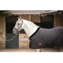 Couverture d'écurie Diagonale Paddock Sports 400g Noir Couverture d'écurie Diagonale Paddock Sports 400g Noir