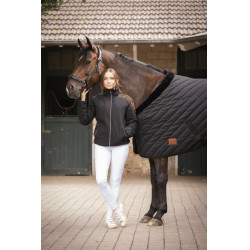 Couverture d'écurie Diagonale Paddock Sports 400g Noir Couverture d'écurie Diagonale Paddock Sports 400g Noir