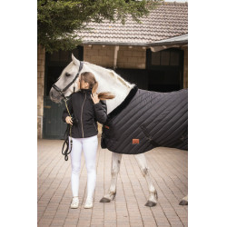 Couverture d'écurie Diagonale Paddock Sports 400g Noir Couverture d'écurie Diagonale Paddock Sports 400g Noir