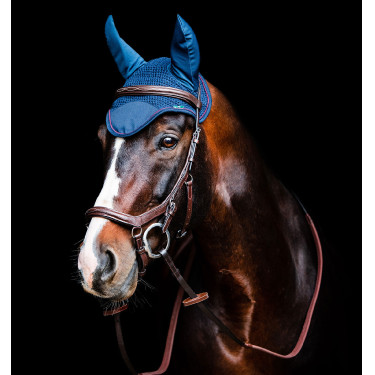 Bonnet Horseware Rambo Marine / bordeaux Bleu