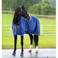 Couverture séchante Horseware Rambo Cosy en polaire Marine / beige / bleu