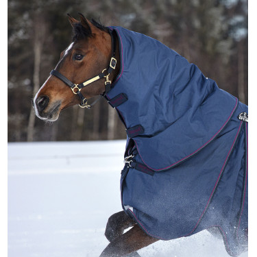 Nekstuk Horseware 0g voor deken Rambo Optimo Marine / bordeaux Blauw